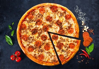 Пицца Болоньезе с цыплёнком